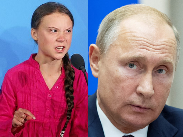 Tổng thống Nga không đồng tình với bài phát biểu 'thiếu hiểu biết' của Greta Thunberg và lên án thế lực ngầm phía sau