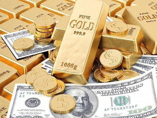 Giá vàng tăng vọt, giá USD chao đảo trên đỉnh