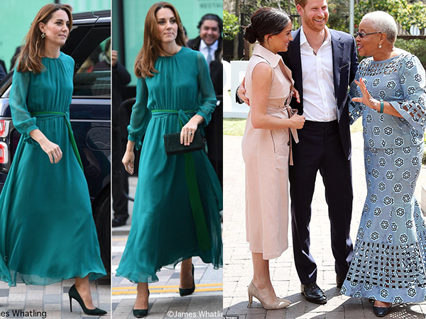 Xuất hiện trong sự kiện cùng 1 ngày, Meghan Markle thua xa chị dâu Kate, kẻ thì 'đầu bù tóc rối' người thì thần thái hút hồn