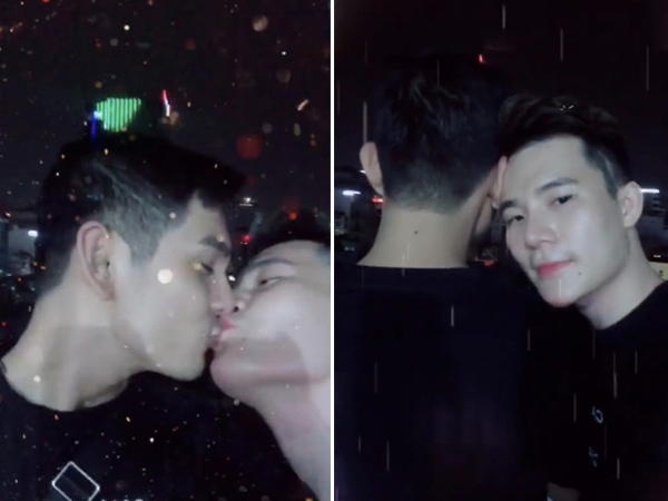 Màn khóa môi đồng giới 'hot' nhất mạng xã hội hôm nay của Sơn Ngọc Minh và bạn trai
