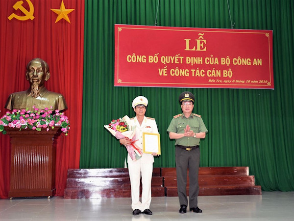 Công an tỉnh Bến Tre có tân Giám đốc
