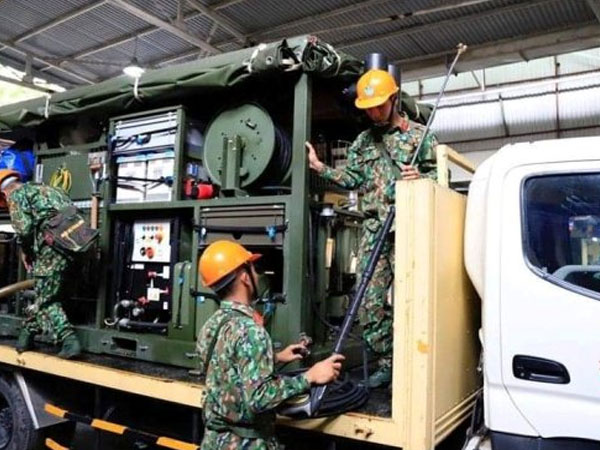Hoàn thành quy trình tẩy độc nhà kho Công ty Rạng Đông