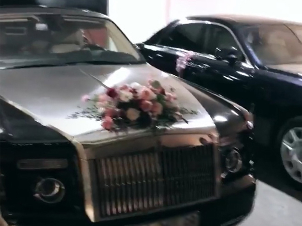 Lộ diện chiếc Roll Royce hộ tống rich kid Giang Lê trong ngày cưới, bao nhiêu nhân sự 'chạy phờ râu' trước giờ G cũng không đủ