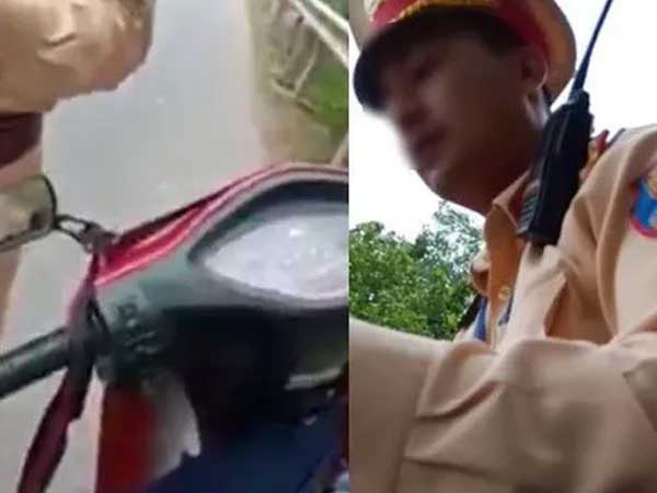 Xác minh thông tin người lạ tự xưng là 'bảo kê' tuyến đường, yêu cầu gỡ bài viết 'tố' CSGT