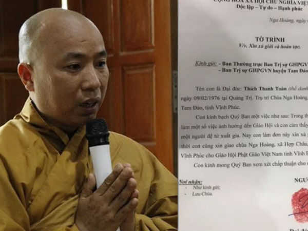 Sư Thích Thanh Toàn nói 'lấy vợ thoải mái không sợ gì cả' và xin giữ lại tài sản 200-300 tỷ đồng