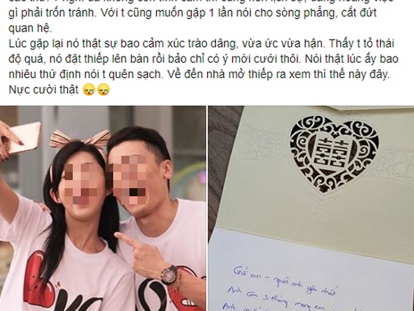 Người yêu cũ biệt tích 2 năm rồi quay lại mời cưới, nhưng lời đề nghị đằng sau mặt thiệp mời của anh ta mới thật sự gây bất ngờ