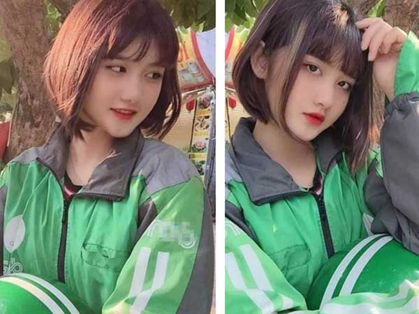 'Nữ tài xế Grabbike' 18 tuổi gây chú ý vì ngoại hình xinh đẹp, dễ thương