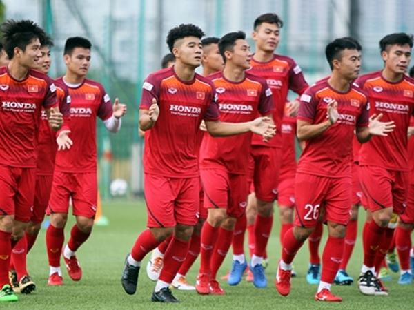 U22 Việt Nam sẵn sàng tiếp đón U22 UAE trên SVĐ Thống Nhất