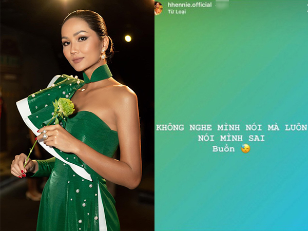 Bất ngờ tuyên bố ngừng đồng hành với Hoa hậu Hoàn vũ Việt Nam để về quê, H'Hen Niê lại khiến fan lo lắng vì liên tục chia sẻ status tâm trạng