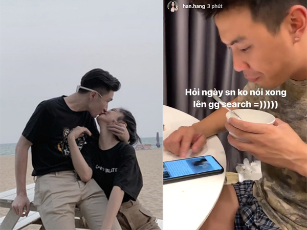 Đang vui vầy bên bạn trai rich kid, Hàn Hằng bỗng... quên, đăng ảnh Huyme rồi xoá vội, ơ kìa!