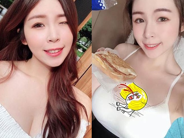 Cô nàng 'nóng bỏng' khoe tự làm bánh mì ăn sáng nhưng chi tiết này mới khiến dân tình 'đỏ mặt'