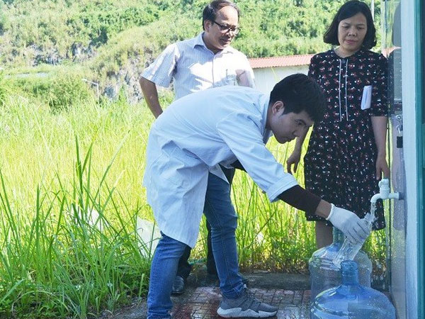 Mẫu nước mới nhất tại các hộ dân và nhà máy nước Sông Đà đều đạt quy chuẩn về styren