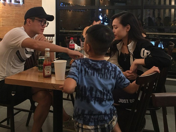 Minh Hà vừa tuyên bố độc thân, Chí Nhân bị bắt gặp 'hẹn hò' tình mới, cách xưng hô với con trai riêng mới gây bất ngờ?