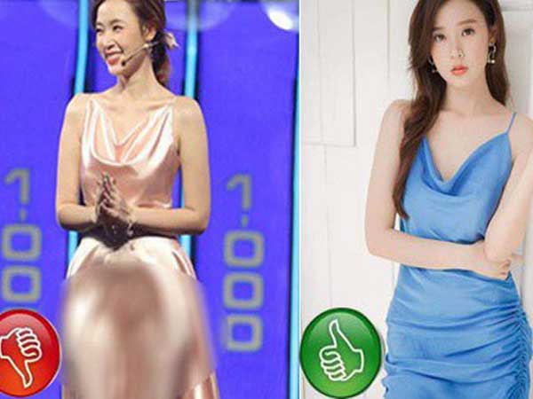 Cùng là váy lụa nhưng chỉ cần Midu khéo chọn dáng váy thì sẽ không thể lộ 'vùng cấm địa', tiếc là cô không biết đến 4 tips này sớm hơn