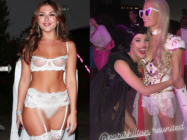 Tiệc Halloween bốc lửa nhất Hollywood: Chủ xị Paris Hilton kém xa khách mời, bạn thân Kylie siêu sexy và táo bạo
