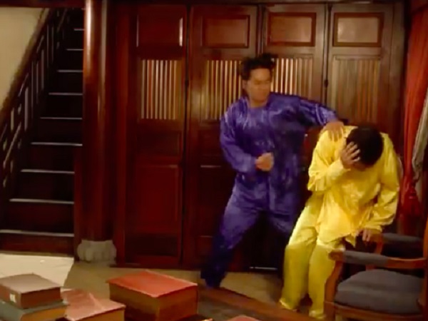 'Tiếng sét trong mưa': Thấy Xuân ngủ với Phượng, con trai Thị Bình đấm liên tiếp vào mặt em trai