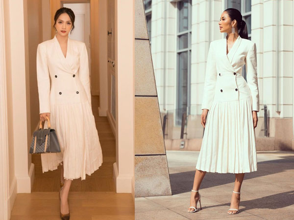 1 mẫu váy lọt mắt xanh của cùng lúc 4 nàng Hậu: Thực sự phải cân não xem ai đẹp hơn