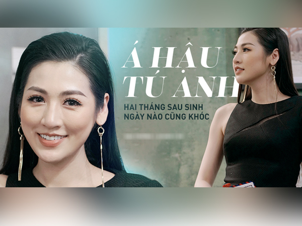 Á hậu Tú Anh trải lòng về cuộc sống làm vợ, làm mẹ sau 1 năm kết hôn: Ngày xưa chồng cực kỳ ham chơi, hai tháng đầu sau khi sinh con ngày nào cũng khóc