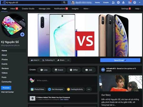 Cách kích hoạt Dark mode trên Chrome và Facebook
