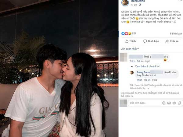 Trang Anna khoe được hôn phu hot boy thay đồ và tẩy trang hộ sau 1 ngày dài mệt mỏi: Quả là hiếm có khó tìm!