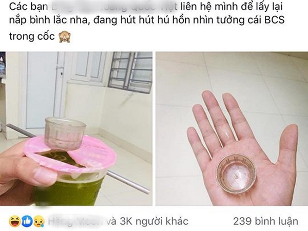 Đang hút dở cốc trà sữa vừa mua, anh chàng giật mình phát hiện 'topping lạ', nhưng bình luận của dân mạng còn bất ngờ hơn