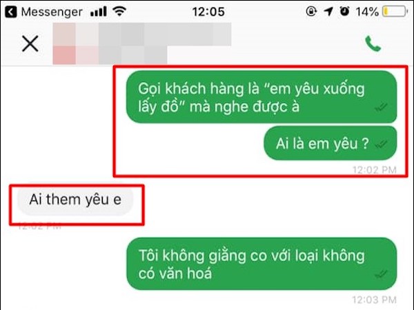 Khách nữ choáng váng, quyết định bom luôn tô bún 20k khi shipper gọi điện cợt nhả: 'Em yêu xuống lấy hàng cho anh nào'