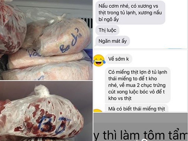 Tranh nấu cơm với em gái lại còn cẩn thận ghi chú từng bọc đồ ăn, 'anh trai nhà người ta' quả nhiên không làm ai thất vọng