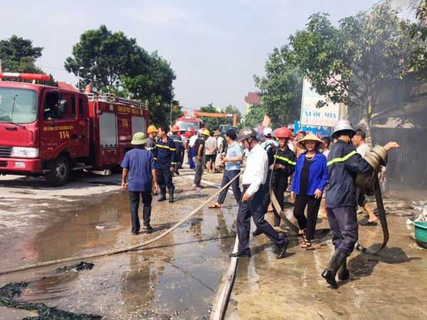 Hỏa hoạn tại Nghệ An, gia chủ thiệt hại hơn 1 tỷ đồng