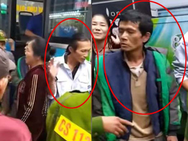 Va chạm giao thông, lái xe ôm và xe buýt chốt cửa, đấm đá trong xe