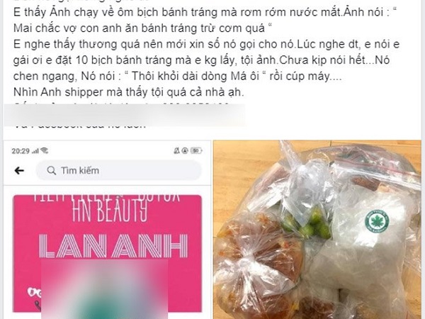 Mặt đẹp nhưng người không đẹp, cô gái trẻ nhẫn tâm 'bùng' 10 bịch bánh tráng của chú shipper già lại còn có tỏ thái độ gây phẫn nộ