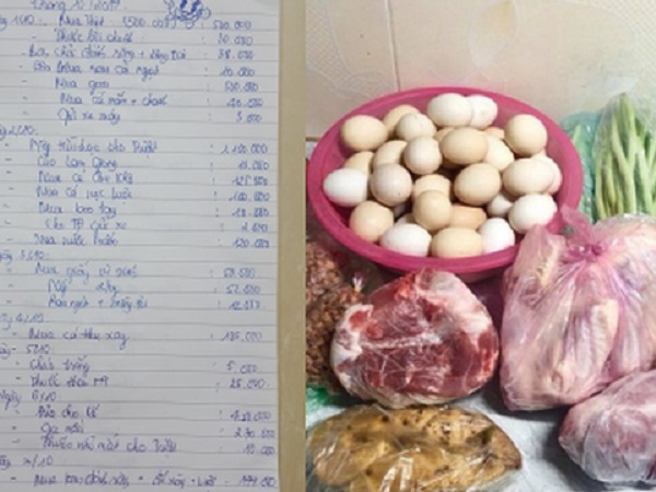 Sợ vợ đi nuôi trai vì tháng nào cũng 'nộp' sạch lương vẫn kêu thiếu, nhìn bảng thu chi 20 triệu chỉ có cơm, canh, cá, thịt...anh chồng mới im re