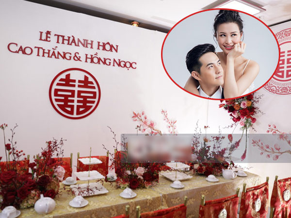 Trước giờ G: Biệt thự nhà chú rể Ông Cao Thắng ngập tràn sắc đỏ, các công đoạn được hoàn tất để chuẩn bị rước cô dâu về nhà
