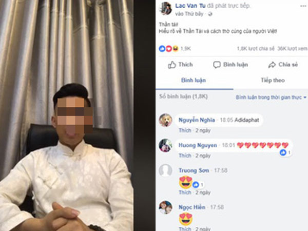 Xem bói, chữa bệnh… qua Facebook, cẩn thận 'tiền mất tật mang'
