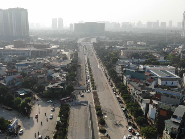 Hình ảnh đường đua F1 trên các tuyến phố Hà Nội