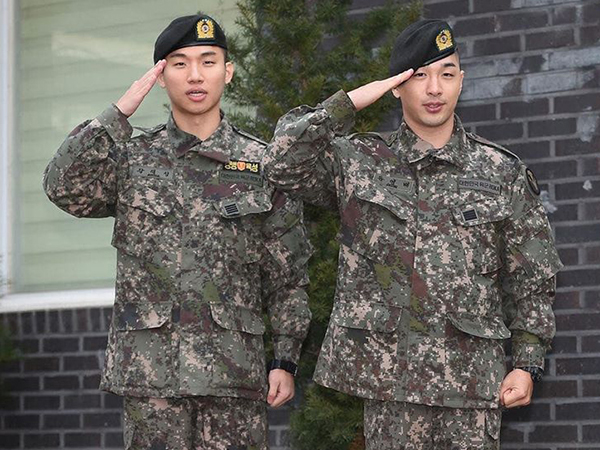 Hai thành viên còn lại của Big Bang - Taeyang và Daesung chính thức xuất ngũ trong sự chào đón của 1000 fan
