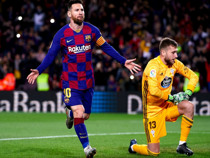 Messi lập hat-trick, Barcelona nhấn chìm Celta Vigo