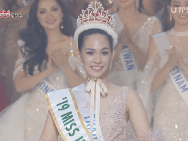 Hoa hậu Quốc Tế 2019: Đại diện Thái Lan đăng quang, Tường San dừng chân ở Top 8