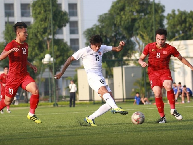 U22 Việt Nam hòa U22 Myanmar trước khi dự SEA Games 30