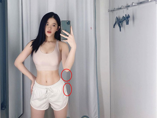 Linh Ka khoe eo nhỏ khó tin cùng cơ bụng '6 múi' nhưng bị dân tình soi ra điểm bất thường