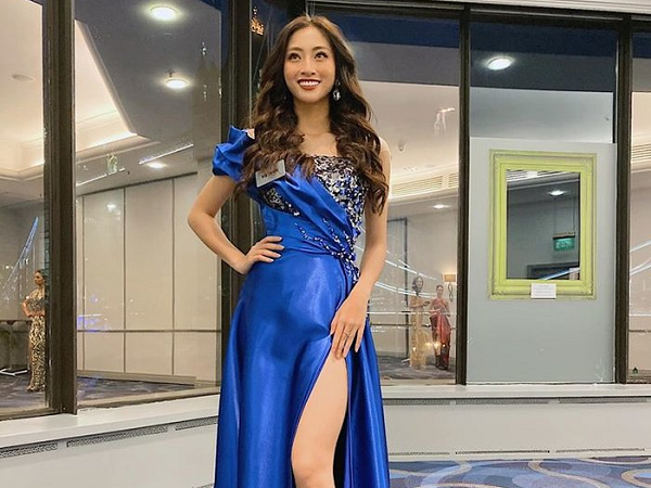 Diện váy xẻ tít tắp, Lương Thùy Linh khoe chân dài 1m22 nóng bỏng
