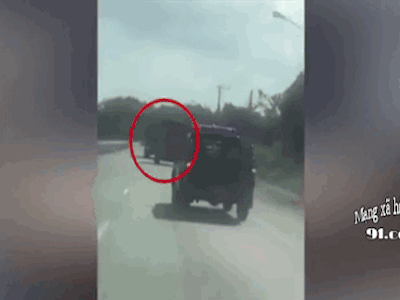 Bình Phước: CSGT truy đuổi tên cướp xe tải trong gần 20 km