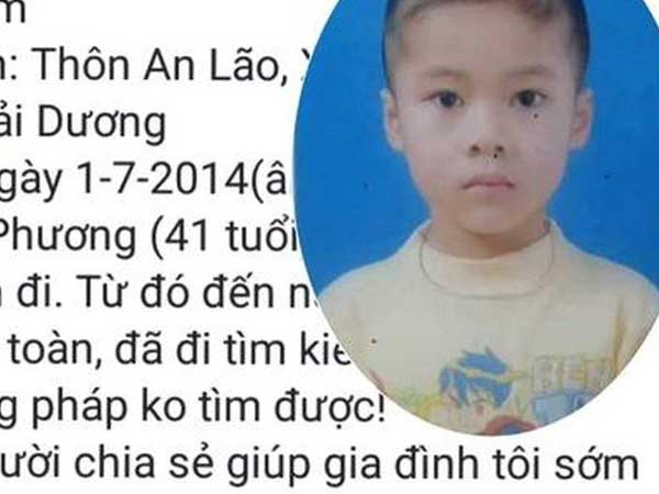Hải Dương: Vợ mang con trai bỏ nhà đi biệt tích, chồng mỏi mòn tìm kiếm suốt 6 năm trời