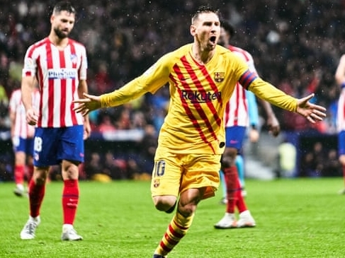 Messi ghi bàn, Barcelona thắng Atletico Madrid để trở lại ngôi đầu La Liga