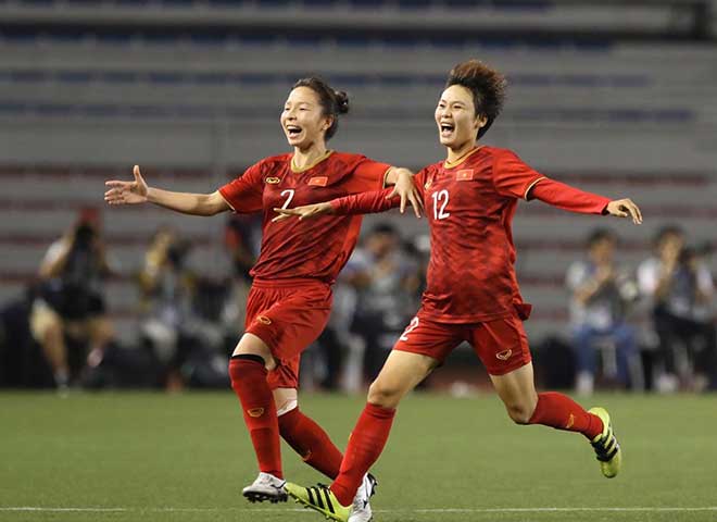Nữ Việt Nam 1-0 Nữ Thái Lan: Nữ Việt Nam bảo vệ thành công ngôi vô địch