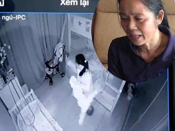 Công an tạm giữ người giúp việc bạo hành bé gái 13 tháng tuổi