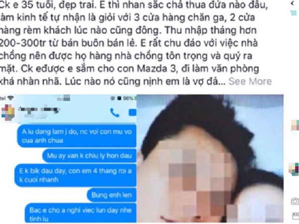 Màn xử chồng ngoại tình 'cứng' nhất năm: Mang tin nhắn của bồ nhí cho cả họ hàng xem rồi tuyên bố: 'Con xin phép trả lại con trai cho bố mẹ dạy dỗ'