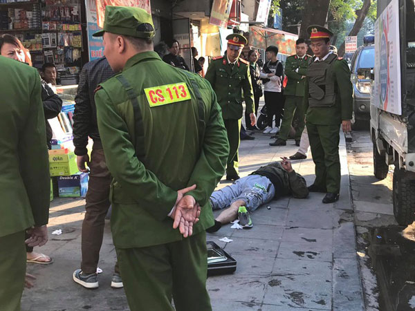 Công an điều tra vụ nổ súng tại Hà Nội