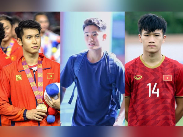 Bộ ba trai đẹp 'cực phẩm' của U22 Việt Nam khiến hội fan girl chết mê chết mệt gọi tên Hoàng Đức - Tấn Sinh - Trọng Hùng