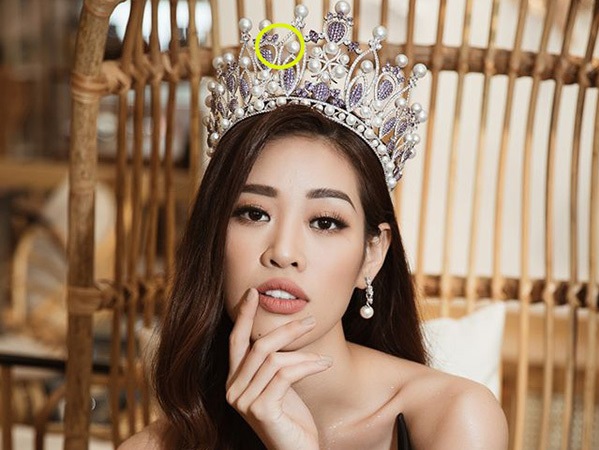 Vương miện hơn 2000 nghìn viên đá quý của Khánh Vân bị gãy sau 4 ngày đăng quang Hoa hậu Hoàn vũ Việt Nam