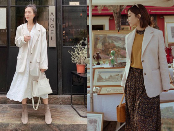 Người ta đang xúng xính combo áo blazer + váy liền ầm ầm, bạn cũng mau ghim 12 ý tưởng sau cho khỏi lạc hậu